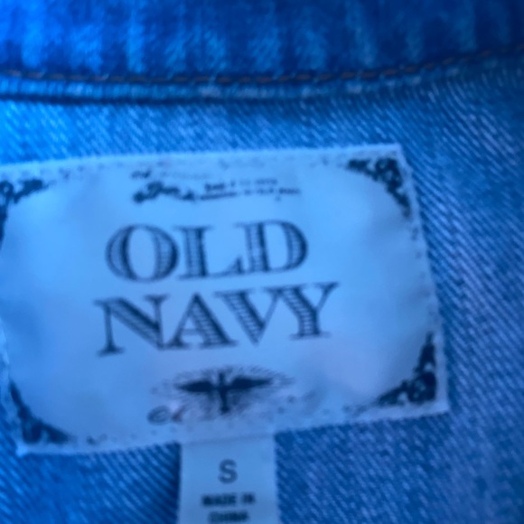 COPY - Cropped sleeveless denim jacket Old Navy S - Picture 3 of 3